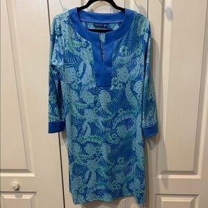 Chaps CABANA LIFE UPF 50+ Tunic Dress NWOT Large